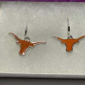 Texas Longhorns NCAA Fashion Dangle Earrings NEW!!!